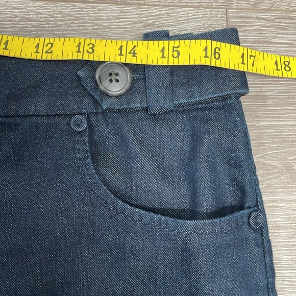 NWOT Banana Republic Dark Wash Denim Jean Pencil Skirt 10P - Picture 4 of 12